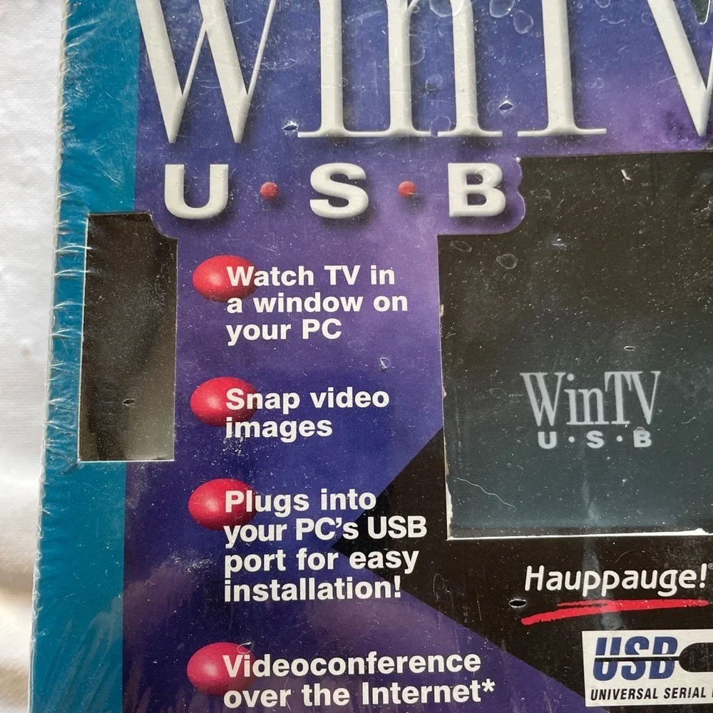 Vintage Hauppauge WinTV USB Model 602 New/Sealed in Retail Box